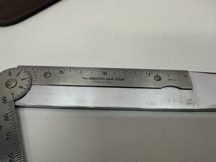 Vintage BOSTON Mechanical Pencil Sharpener, H. Boker & Co. German Scissor / Letter Opener Set, Letter Opener & The Executive Desk Chum [Photo 9]