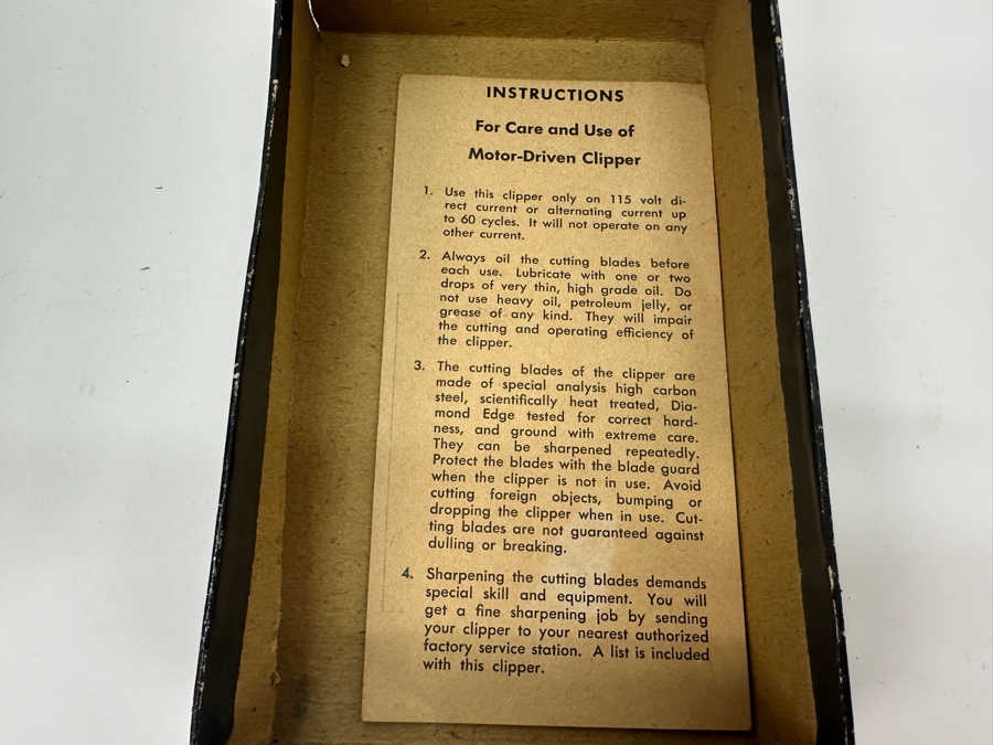 Vintage Marks Barbers Hair-Clippers With Original Box Made In Germany [Photo 8]