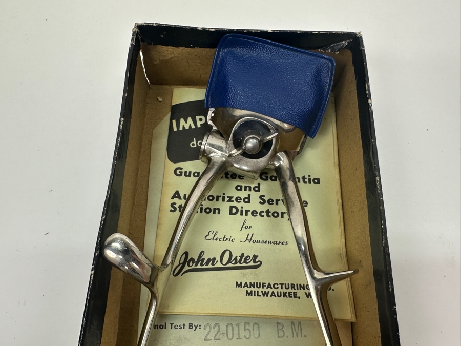 Vintage Marks Barbers Hair-Clippers With Original Box Made In Germany [Photo 10]