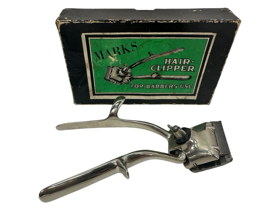 Vintage Marks Barbers Hair-Clippers With Original Box Made In Germany [Photo 1]