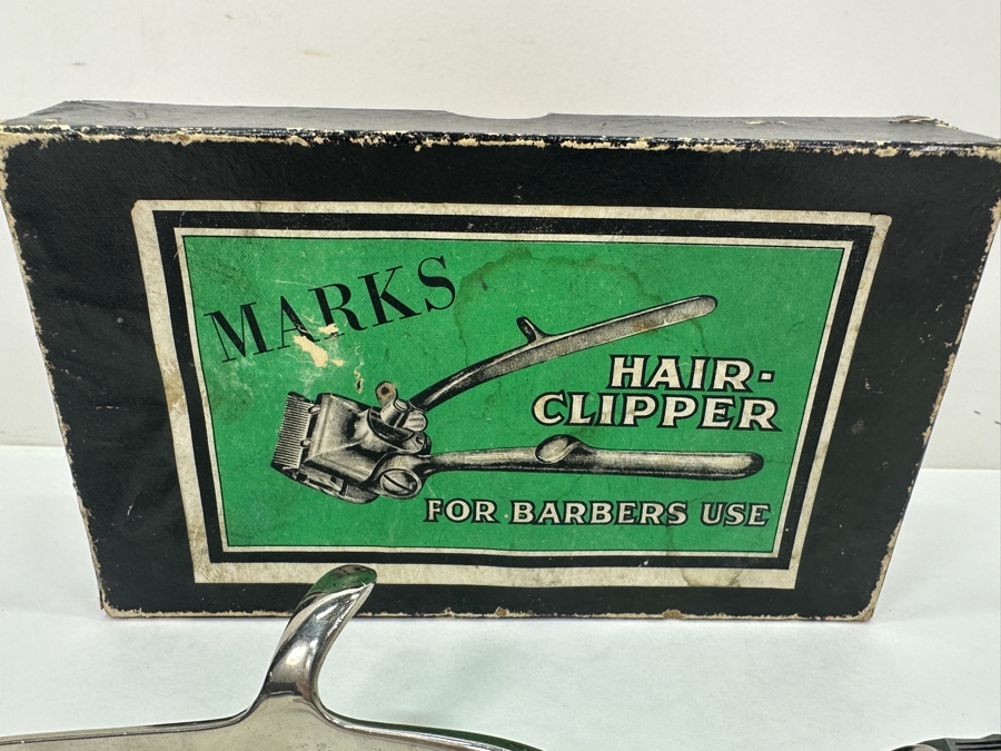 Vintage Marks Barbers Hair-Clippers With Original Box Made In Germany [Photo 4]