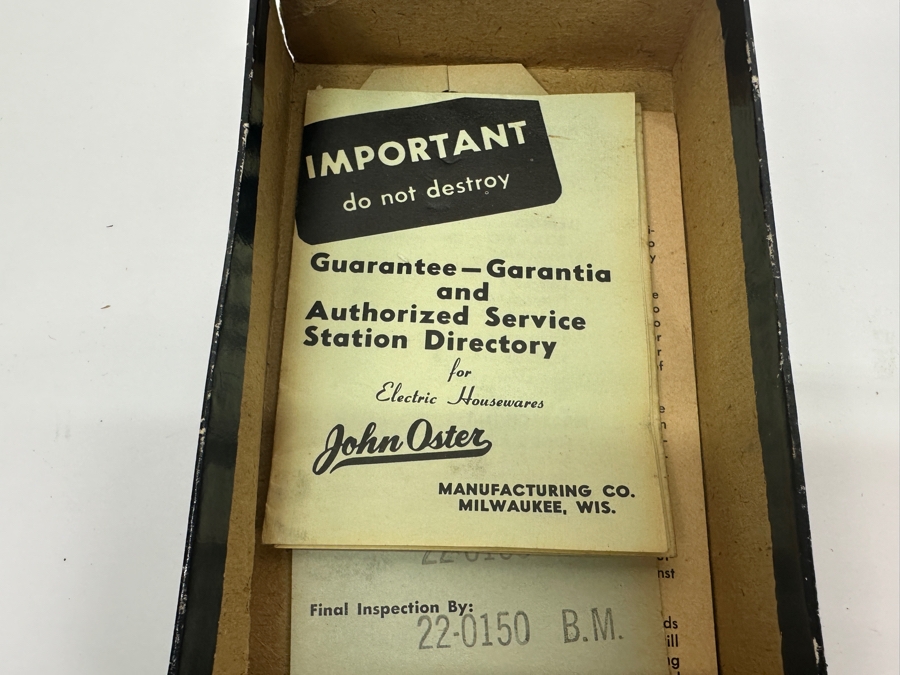 Vintage Marks Barbers Hair-Clippers With Original Box Made In Germany [Photo 9]