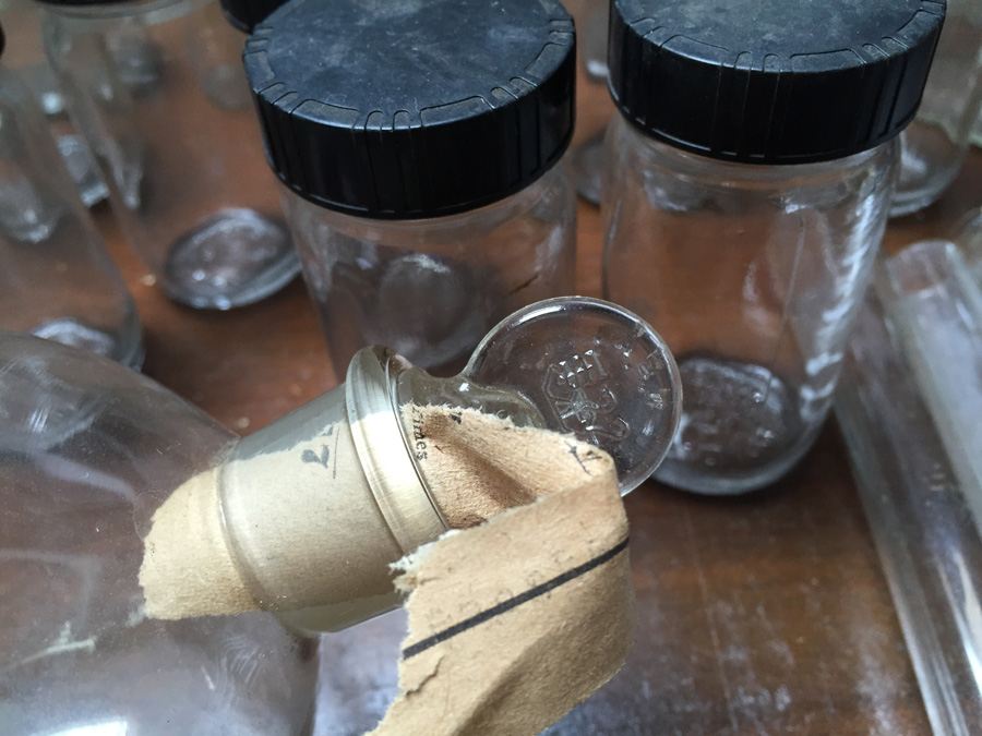 HUGE Vintage Chemistry Lab with Pyrex Glass and Vintage Bottles [Photo 9]