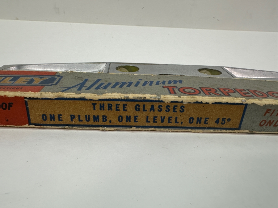 Vintage Stanley Aluminum Torpedo Level With Box [Photo 5]