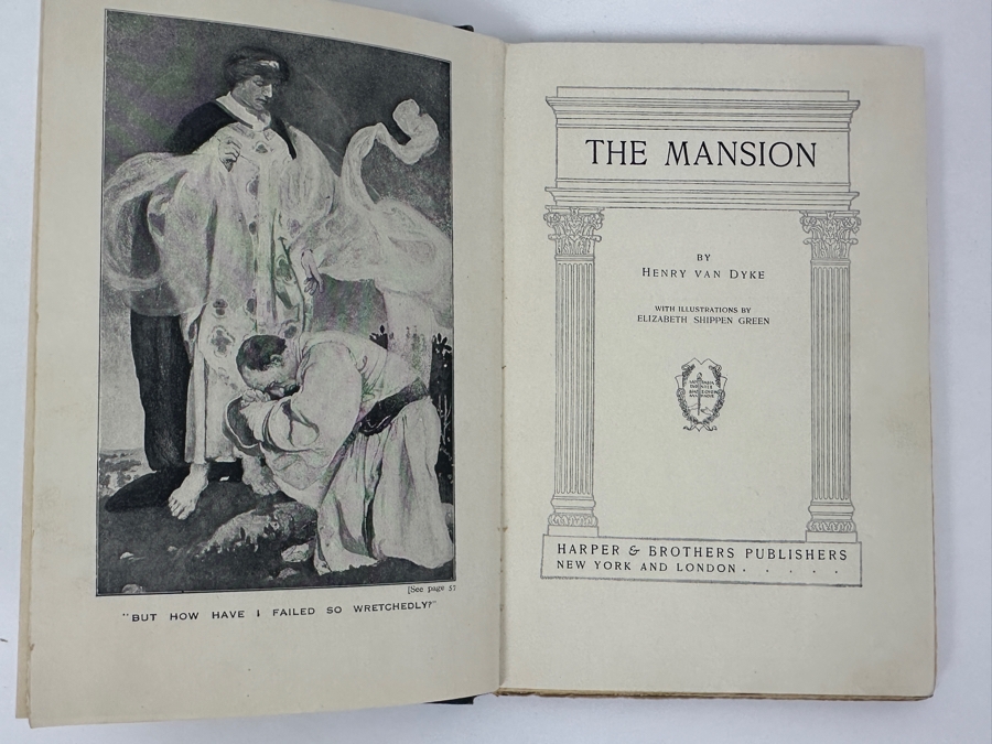 Antique 1911 Hardcover Book The Mansion By Henry Van Dyke [Photo 3]
