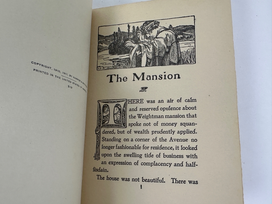 Antique 1911 Hardcover Book The Mansion By Henry Van Dyke [Photo 6]