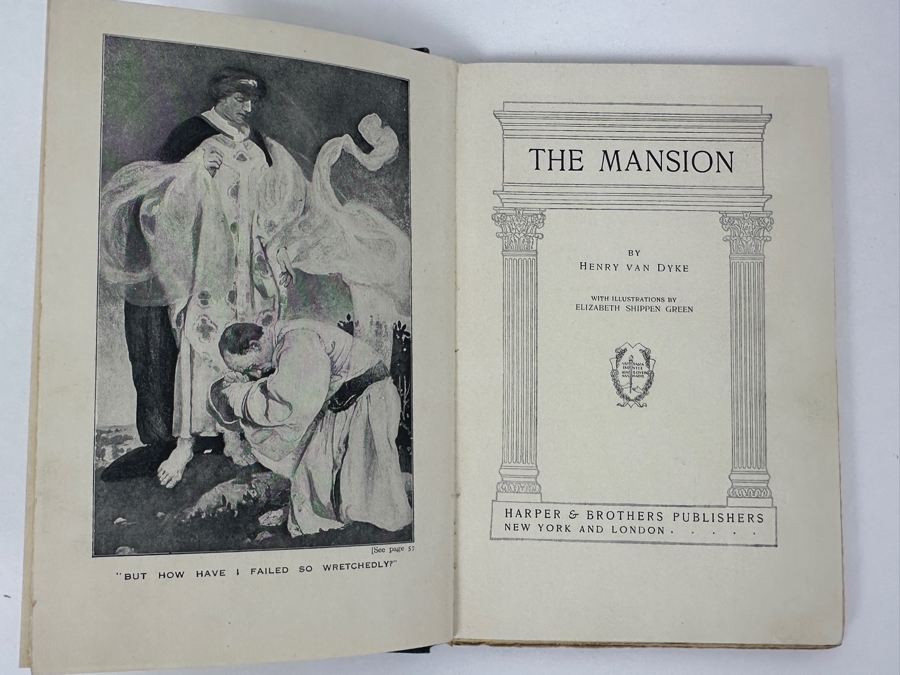 Antique 1911 Hardcover Book The Mansion By Henry Van Dyke [Photo 4]