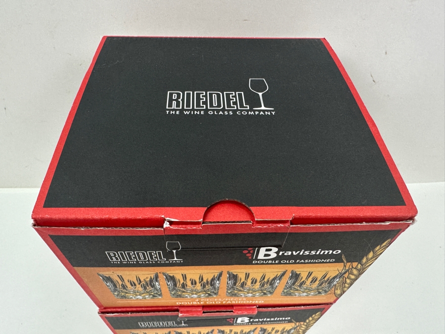 (8) Riedel Bravissimo Double Old Fashioned Crystal Glasses With Original Boxes [Photo 4]