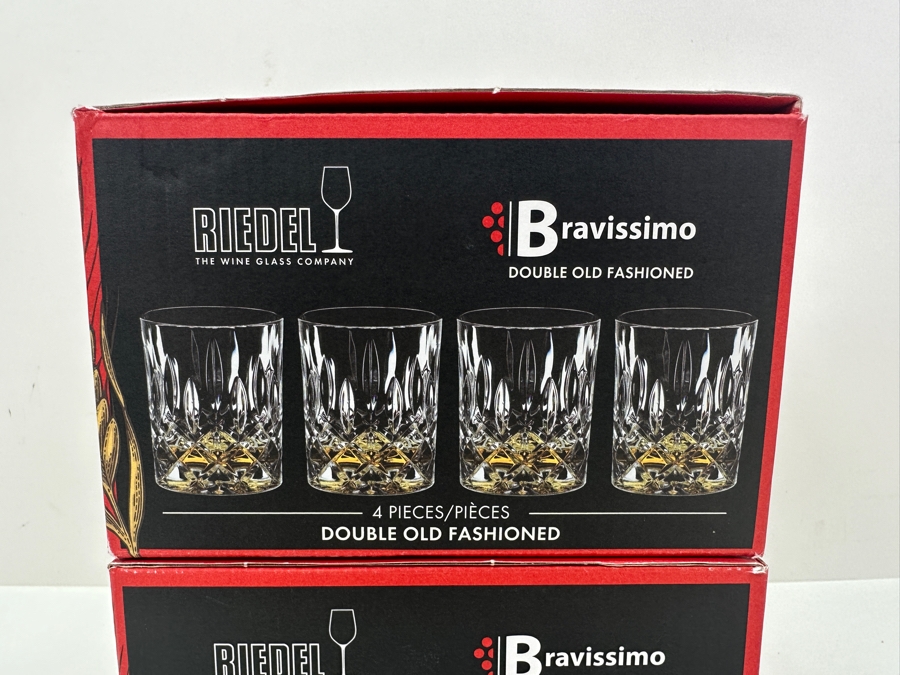 (8) Riedel Bravissimo Double Old Fashioned Crystal Glasses With Original Boxes [Photo 2]