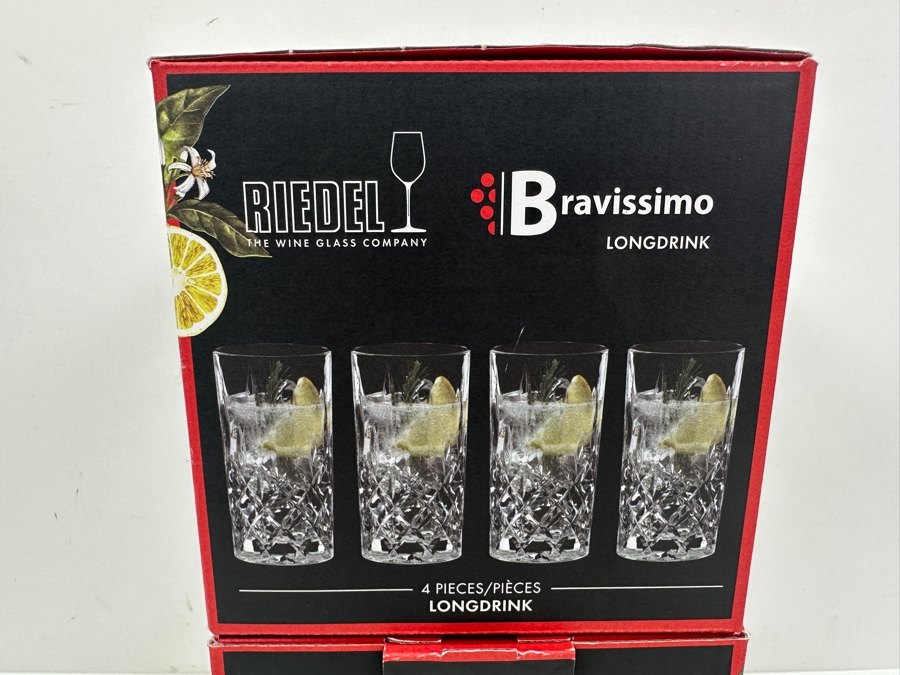 (8) Riedel Bravissimo Longdrink Crystal Glasses With Original Boxes [Photo 3]