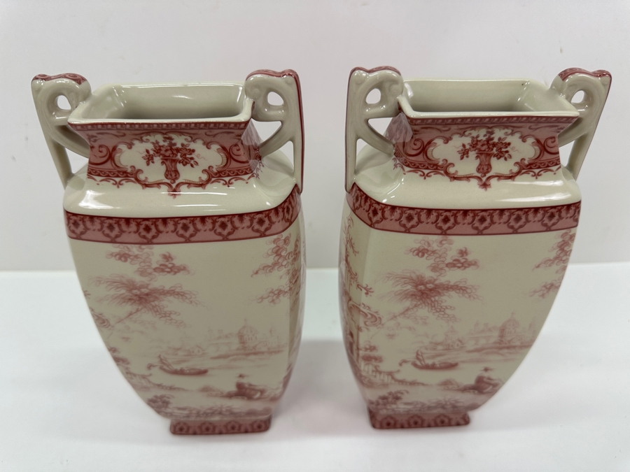 Pair Of Decorative Vases 8.5'H [Photo 2]