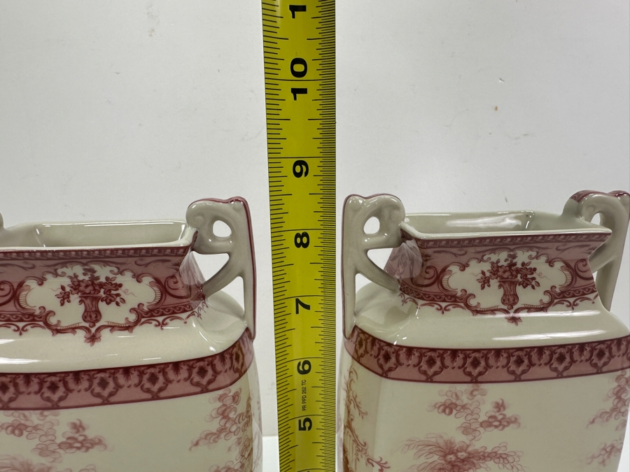 Pair Of Decorative Vases 8.5'H [Photo 6]