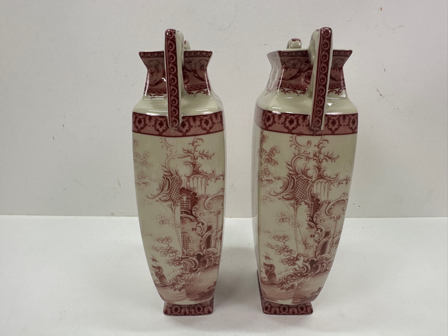 Pair Of Decorative Vases 8.5'H [Photo 3]