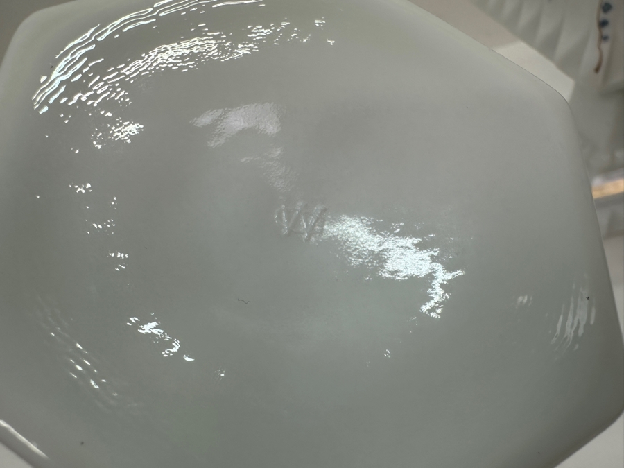 Vintage Westmoreland Milk Glass: Pedestal Covered Wedding Cake Box 9.5H & 'Roses & Bows' Pedestal Bowl [Photo 6]