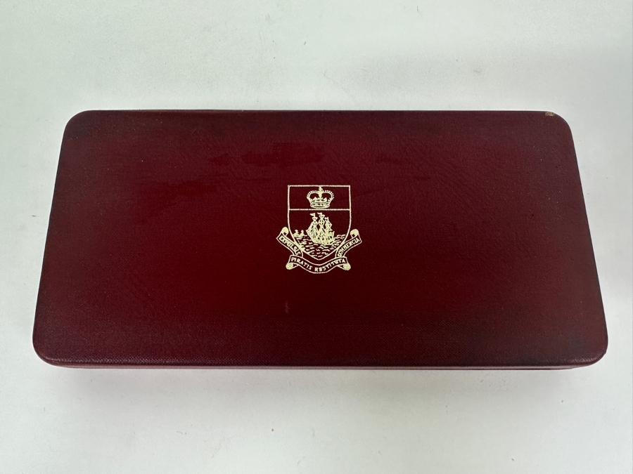 Vintage 1970 Bahamas 9-Coin Proof Set Struck By The Franklin Mint Featuring Four Silver Coins Weighing 2.873 Troy Ounces [Photo 9]