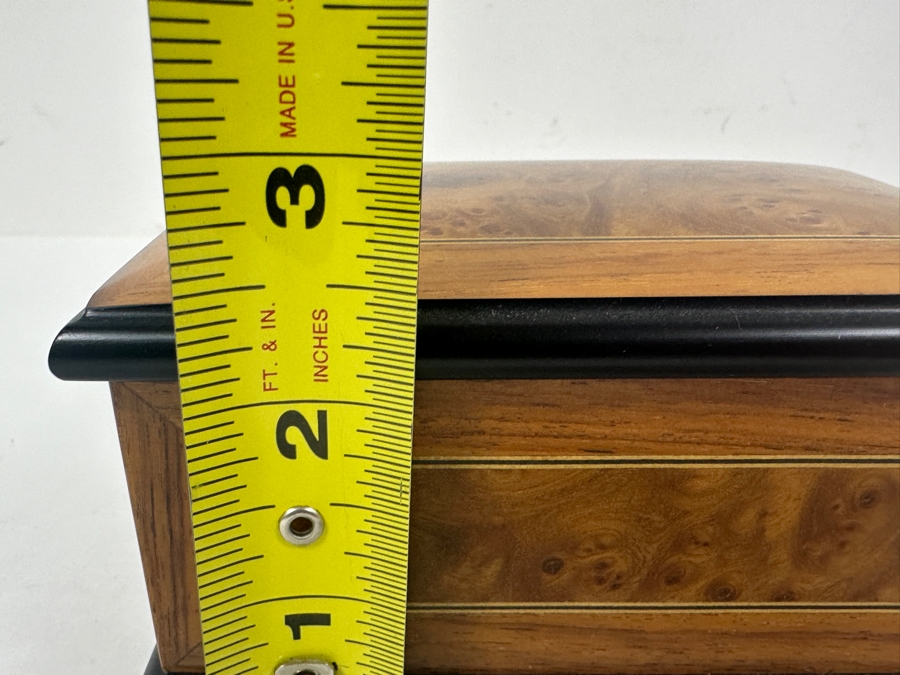Wooden Musical Jewelry Box Reuge 5W X 3.5D X 2.5H [Photo 11]