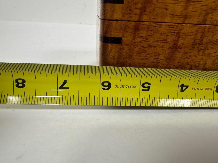 Handcrafted Hawaiian Koa Wooden Box Woodcraft By Roy Tsumoto 6W X 4D X 3H Retails $135 [Photo 9]