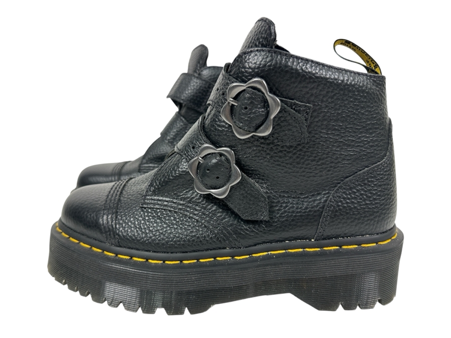 New Dr. Martens Boots Devon Flower Ankle Boot Size 41- US Men's 8 /US Women's 10
