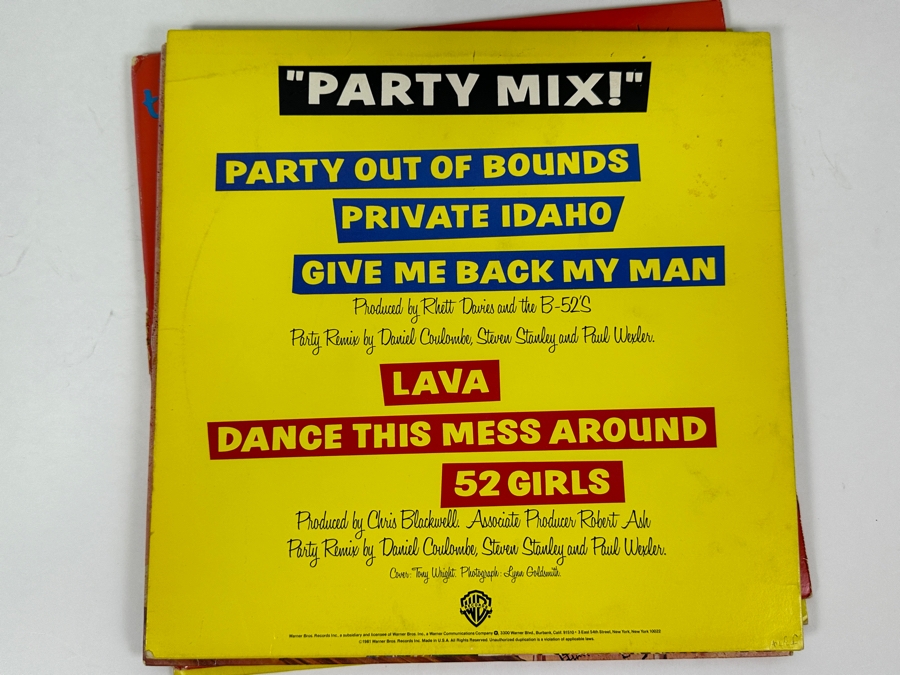 (5) Vintage The B-52’s Vinyl Records [Photo 11]