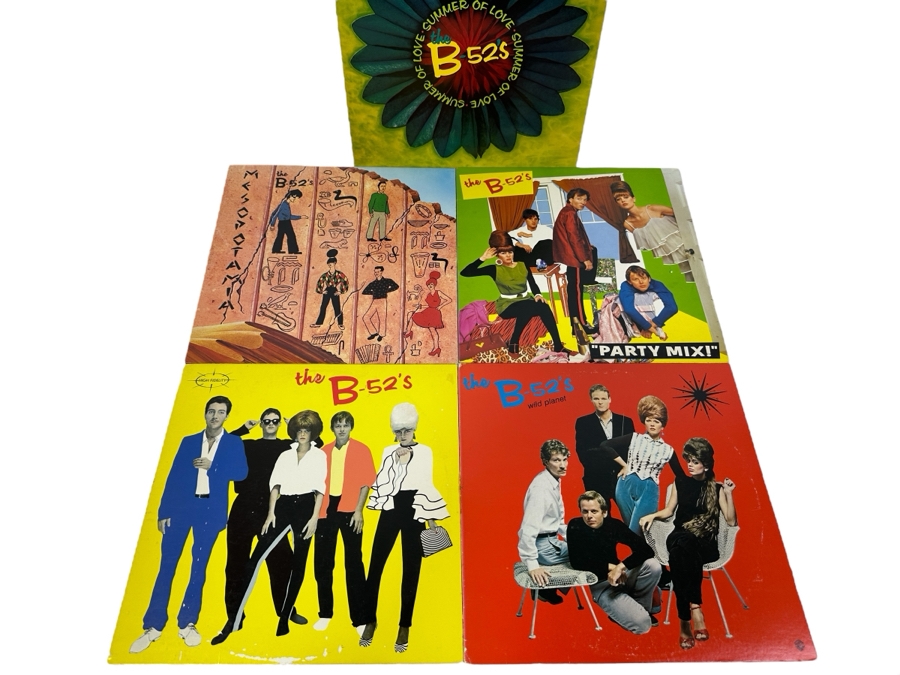 (5) Vintage The B-52’s Vinyl Records