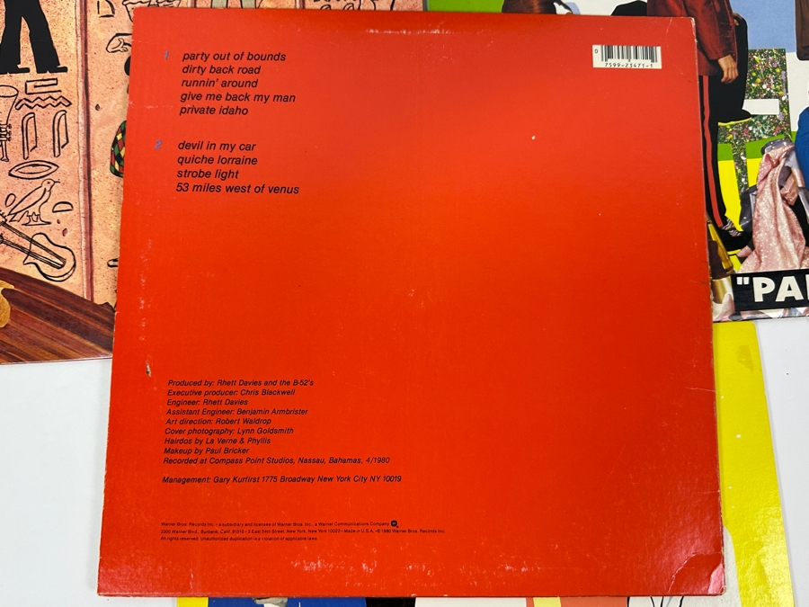 (5) Vintage The B-52’s Vinyl Records [Photo 7]