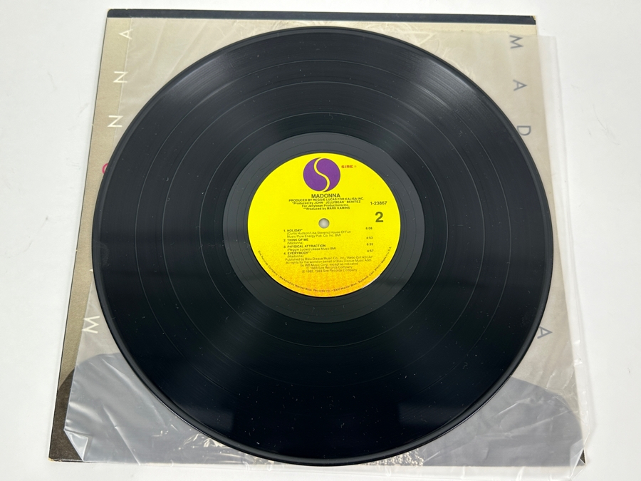 Vintage Madonna Self-Titled Debut Album Vinyl Record 1983 Sire Records [Photo 6]
