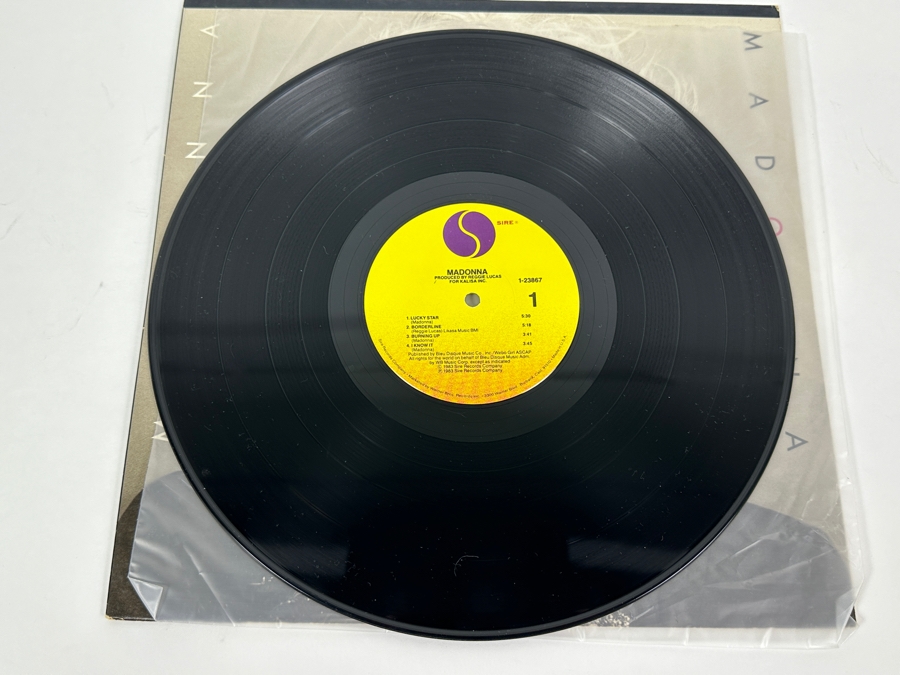 Vintage Madonna Self-Titled Debut Album Vinyl Record 1983 Sire Records [Photo 4]
