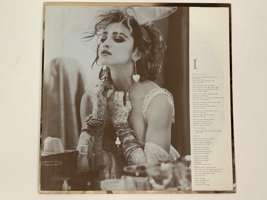 Vintage Madonna Like A Virgin Vinyl Record 1984 Sire Records [Photo 3]