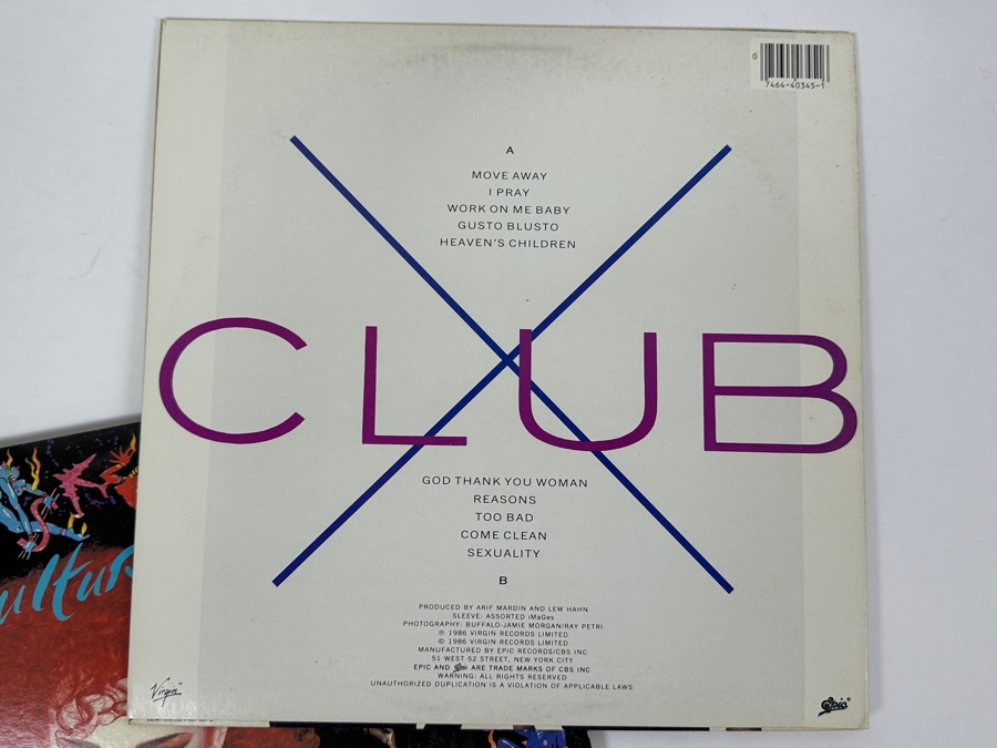 (4) Culture Club Vinyl Records [Photo 9]