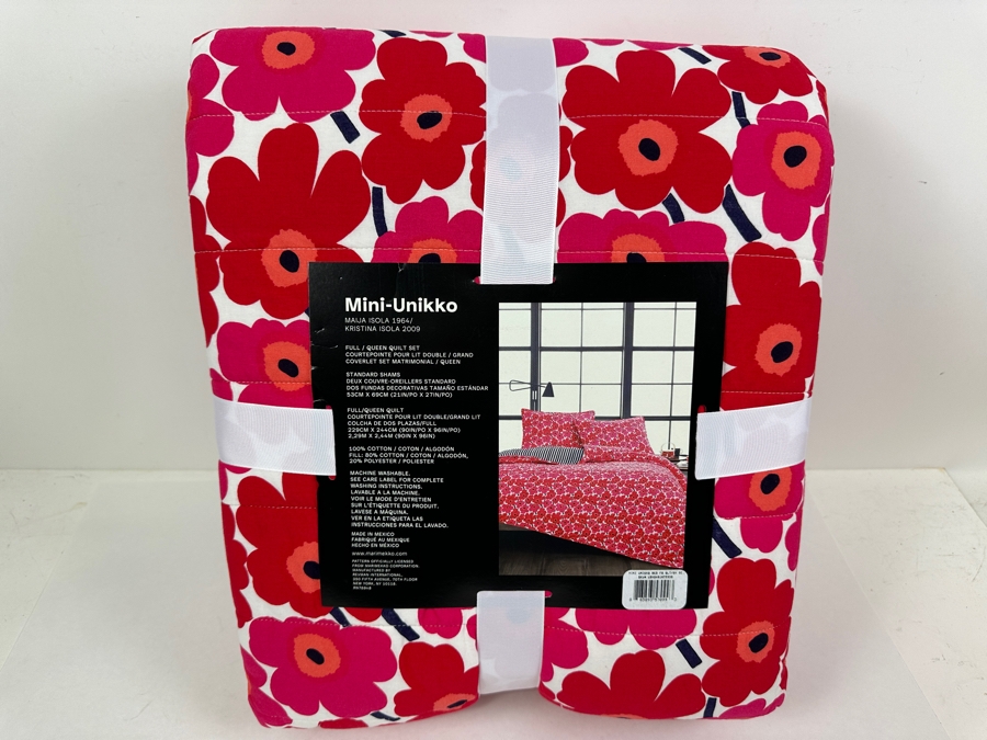 New Marimekko Full/Queen Quilt Set With Quilt And Standard Shams [Photo 2]