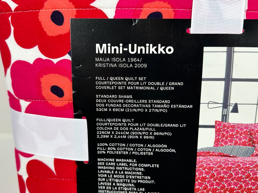 New Marimekko Full/Queen Quilt Set With Quilt And Standard Shams [Photo 4]