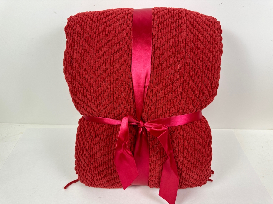 New Boon Decorative Jumbo Tweed Throw Chili Pepper 60 X 80 [Photo 3]