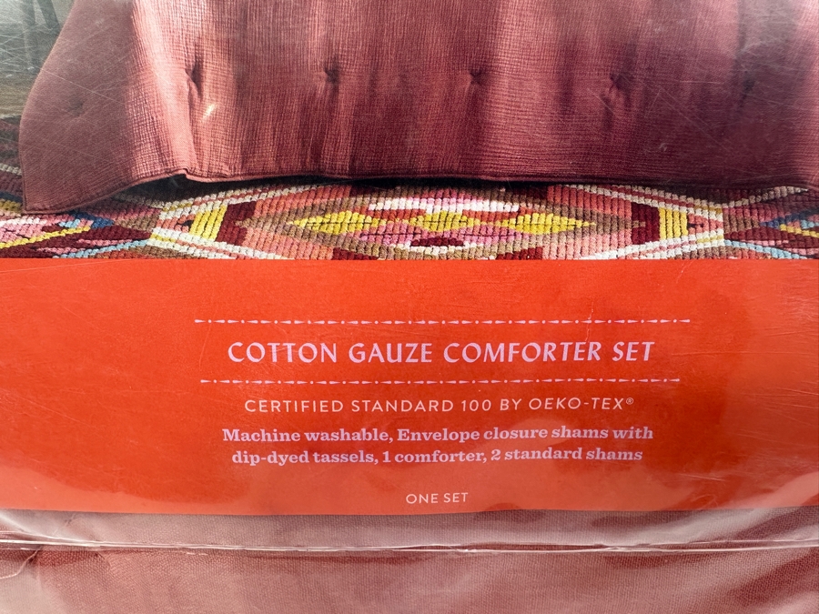 New Opal House Cotton Gauze Comforter With Two Standard Shams Set Full/Queen [Photo 4]