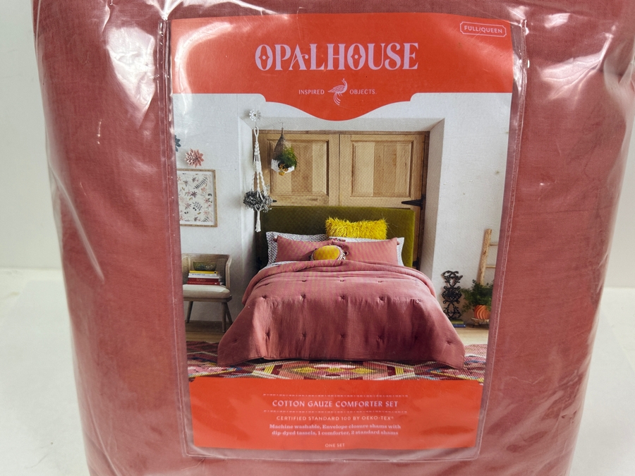 New Opal House Cotton Gauze Comforter With Two Standard Shams Set Full/Queen [Photo 2]