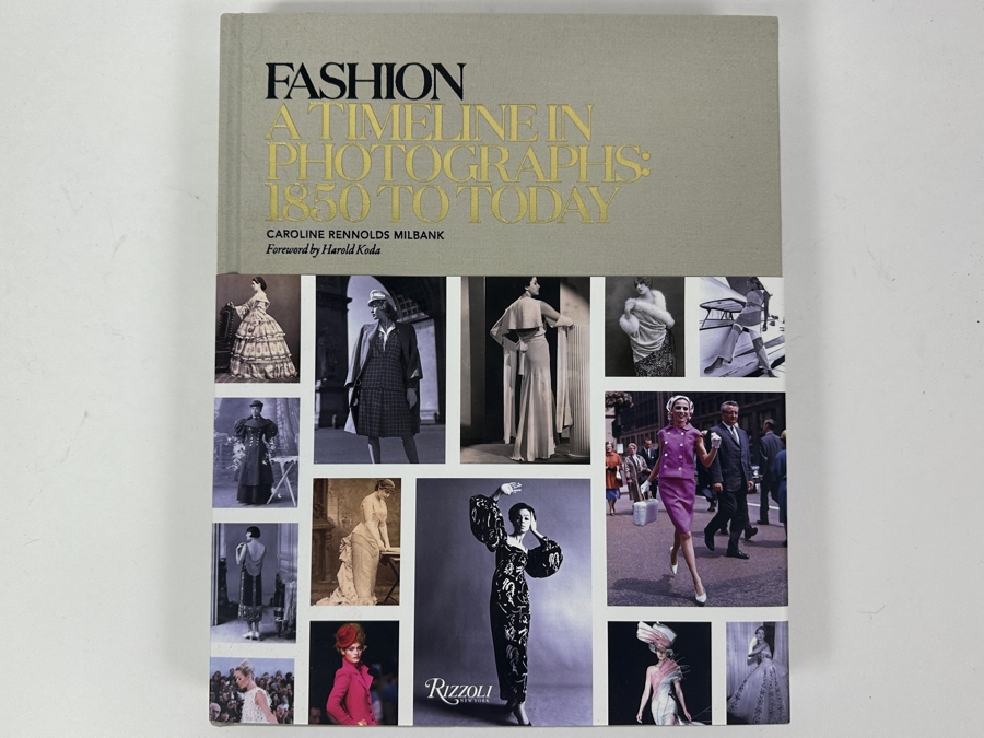 Hardcover Book Fashion: A Timeline In Photographs: 1850 To Today By Caroline Rennolds Milbank Rizzoli [Photo 2]