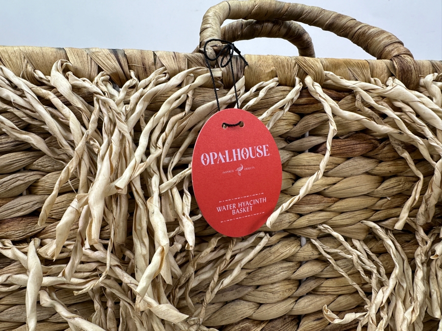 Pair Of New Woven Tote Bags 20'W & 24'W [Photo 2]