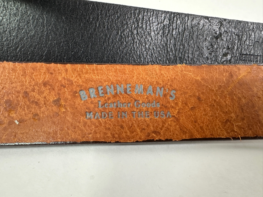 (4) New Men's Leather Belts Brenneman's Leather Goods Size 42 [Photo 5]