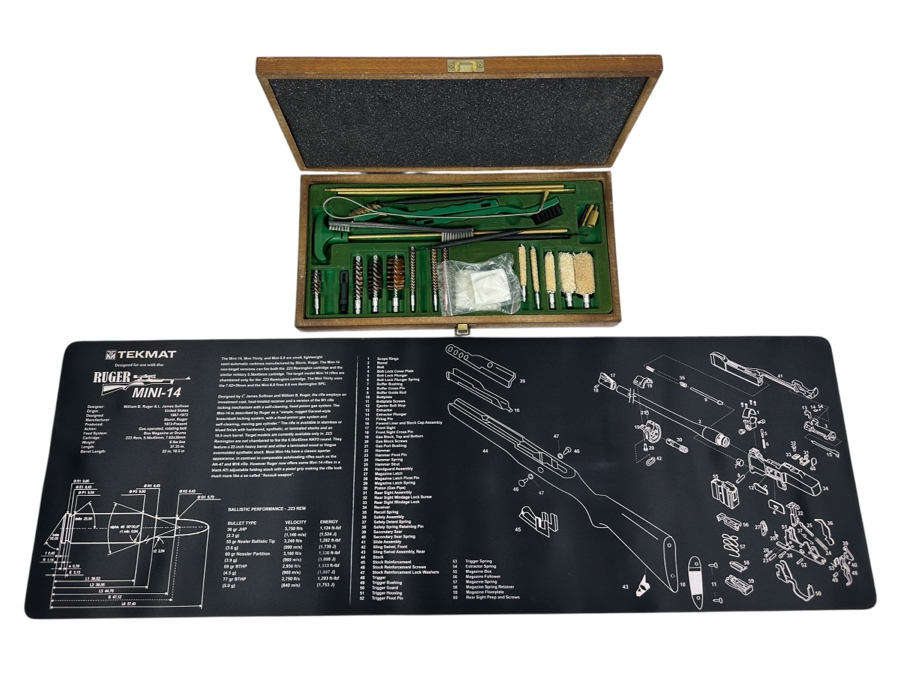 Ruger Mini-14 Gun Tekmat And Gun Cleaning Kit [Photo 1]