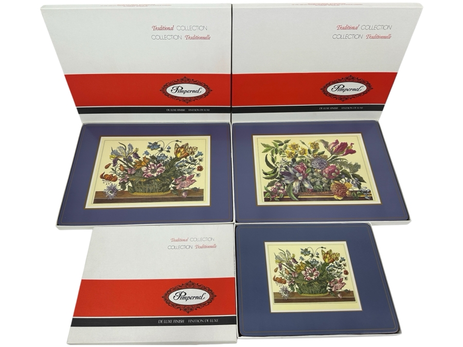 (3) New Sets Of Pimpernel Deluxe Finish Place Mats (1) 12W & (2) 15.5W [Photo 1]