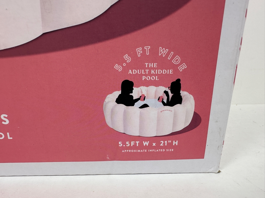 New La VACA Minnidip Designer Inflatable Pool For Adults 5.5'W [Photo 3]