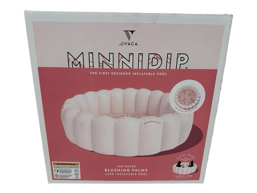 New La VACA Minnidip Designer Inflatable Pool For Adults 5.5'W [Photo 1]