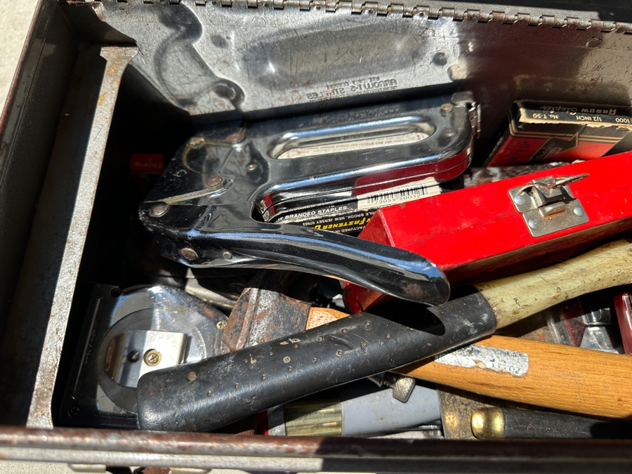 Vintage Sears Craftsman Portable Toolbox Filled With Tools - See Photos [Photo 7]