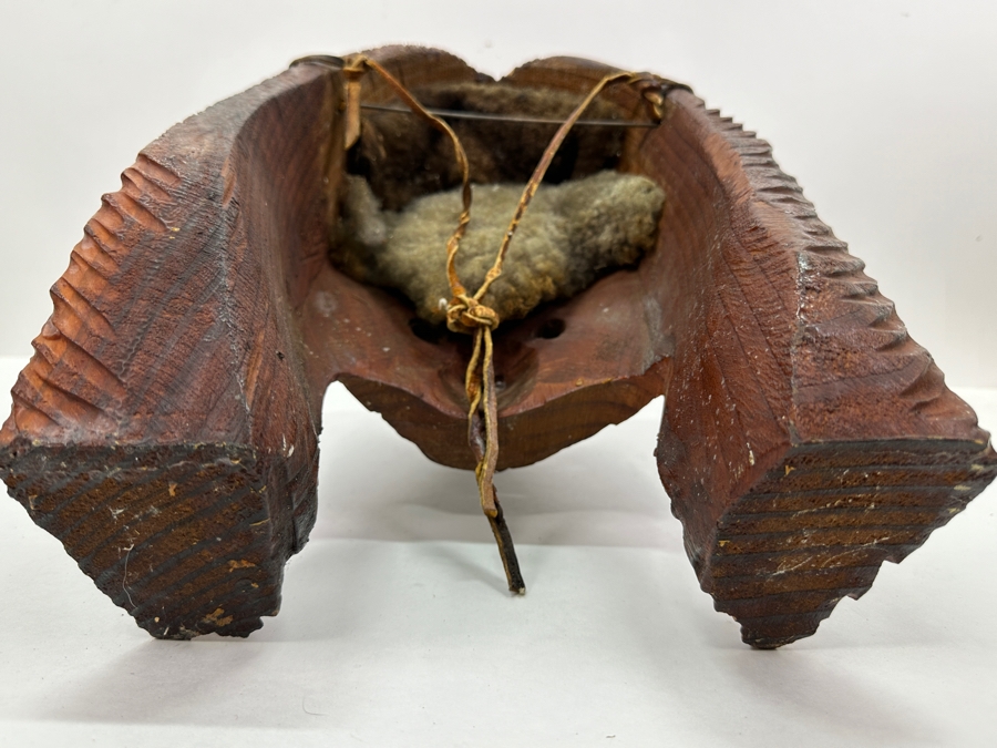 Vintage Hand Carved Wooden Grizzly Spirit Native American Tribal Mask 10W X 14H X 10D [Photo 11]