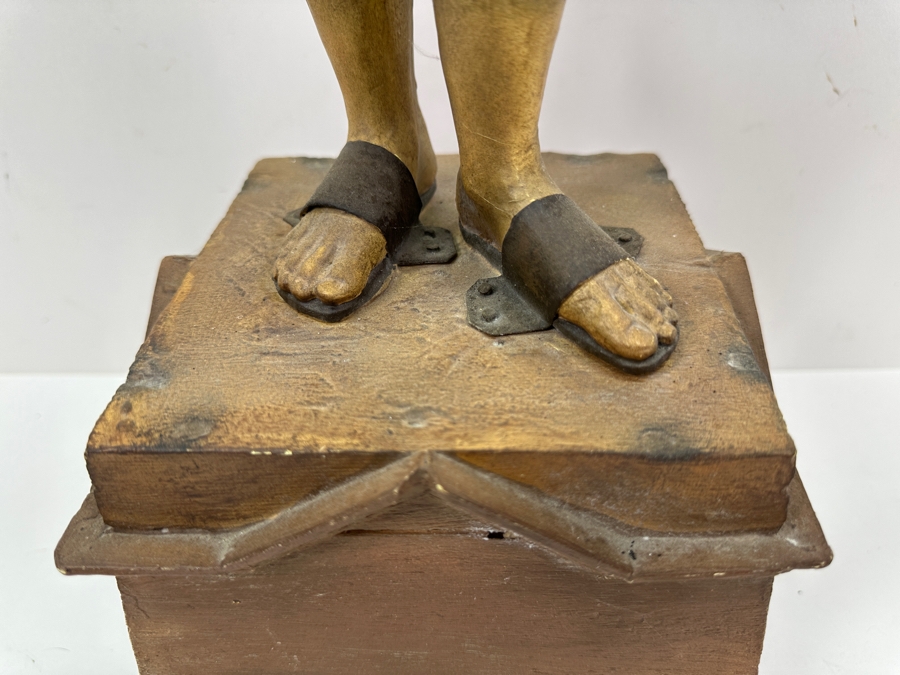 Bethany Lowe Designs Jointed Santos Paper Pulp Figure 30H [Photo 6]