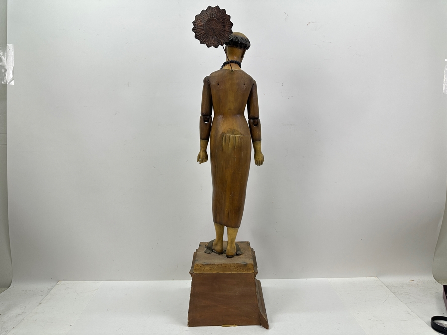 Bethany Lowe Designs Jointed Santos Paper Pulp Figure 30H [Photo 9]