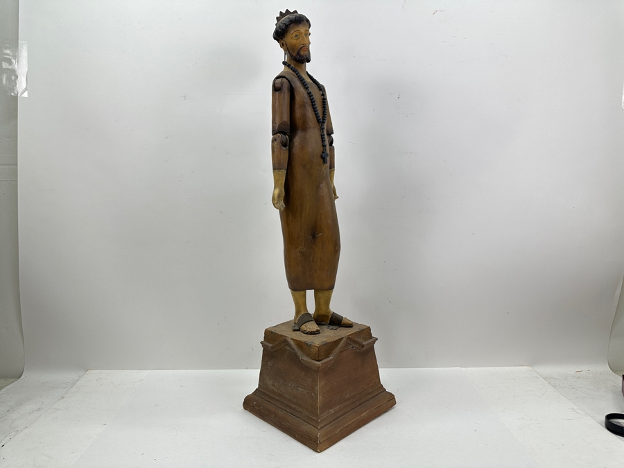 Bethany Lowe Designs Jointed Santos Paper Pulp Figure 30H [Photo 10]