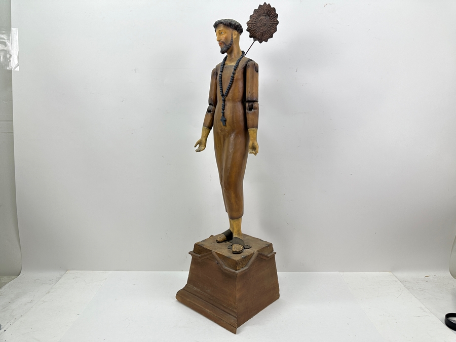 Bethany Lowe Designs Jointed Santos Paper Pulp Figure 30H [Photo 8]