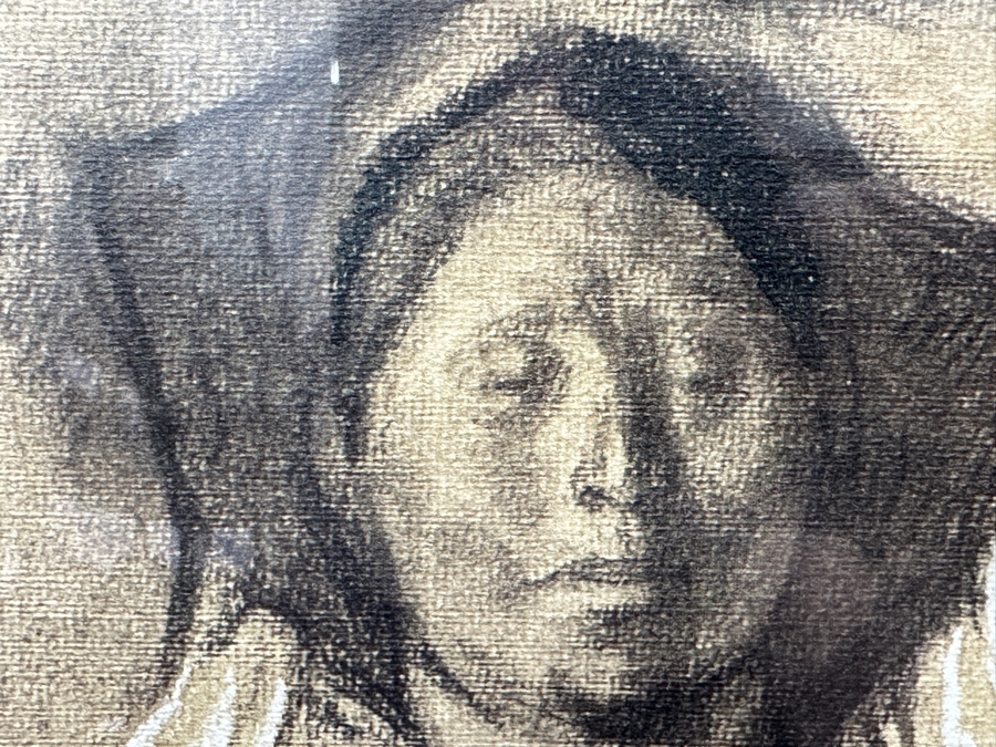 Francisco Zuniga (Costa Rican / Mexican, 1912-1998) 'Umbral' 1974 Offset Lithograph Signed And Dated In Plate 18.5 X 25 Framed 27.5 X 33 [Photo 5]