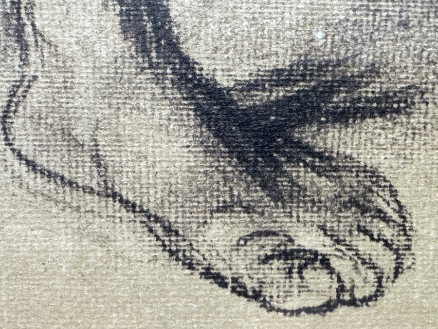 Francisco Zuniga (Costa Rican / Mexican, 1912-1998) 'Umbral' 1974 Offset Lithograph Signed And Dated In Plate 18.5 X 25 Framed 27.5 X 33 [Photo 8]