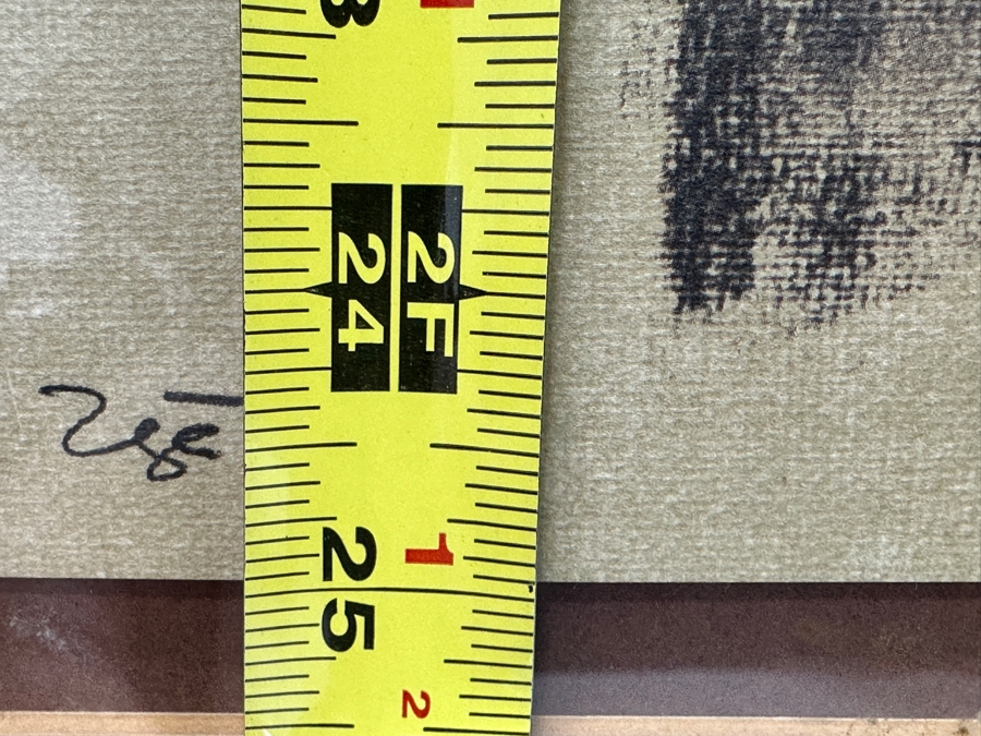 Francisco Zuniga (Costa Rican / Mexican, 1912-1998) 'Umbral' 1974 Offset Lithograph Signed And Dated In Plate 18.5 X 25 Framed 27.5 X 33 [Photo 10]